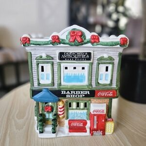 Coca-Cola Town Square Collection Barber Shop & Drescher’s Antiquities.